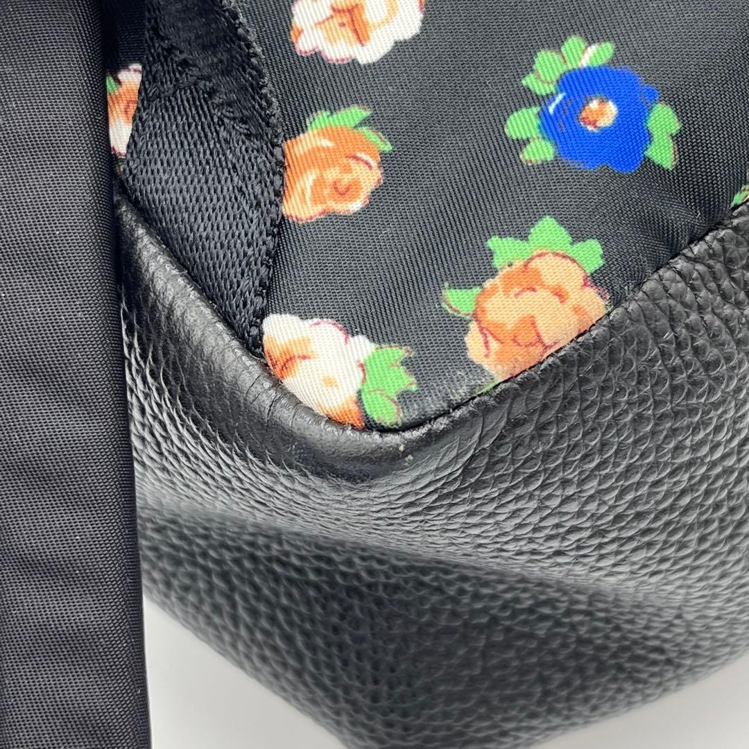 Coach Mini Charlie Backpack Wolf Patch Floral Bla… - image 9