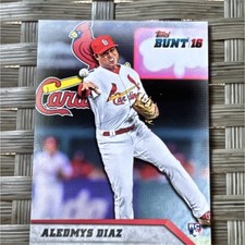 Topps 2016 Bunt Base Set Aledmys Diaz Rookie #11 St. Louis Cardinals Card. rookie card picture