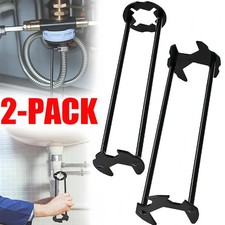 Multifunctional Sink Wrench Set, 2-Pack Basin and Faucet Wrench Tool with Fou.