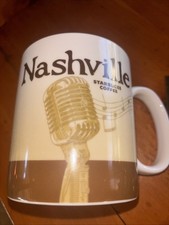 Starbucks Nashville Mug Icon City microphone Mug 2010 Series 16 oz