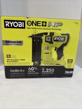 RYOBI P322 18V 18-Gauge Brushless Cordless AirStrike Brad Nailer Tool Only NEW