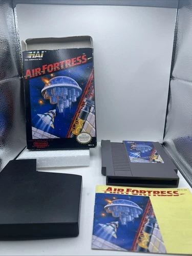 Air Fortress (Nintendo NES, 1989) w/ Box Manual, Dust Sleeve CIB