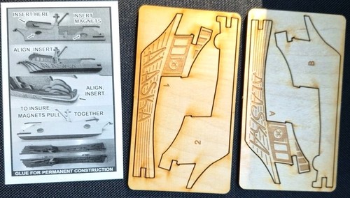 Great Alaskan Puzzle Ornament, Wooden, NIP 18 Pcs, Magnets, Palmer Alaskaw - Picture 2 of 3