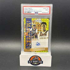 2025 Finest - Rookie Autographs Derik Queen #RFA-DK Yellow Geometric /35 PSA 9