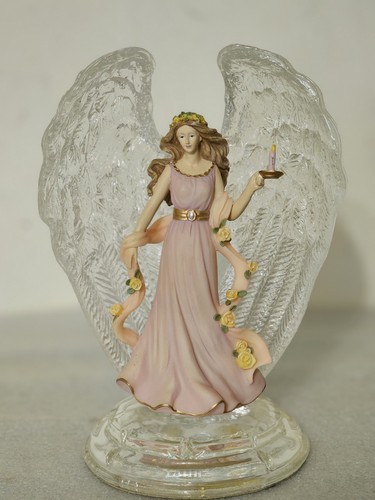 Bradford Angel of Faith 8" Figure, 4th Issue Heaven's Crystal Blessings 2002 - Picture 2 of 10