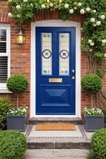 Bespoke Victorian Stained Glass Doors Frames Panels Made To Order 250 Deposit ..