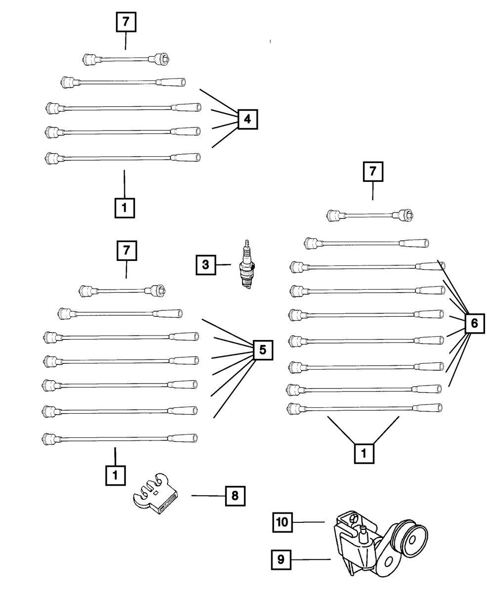 Genuine Mopar Spark Plug SP000ZFR5N QTY 1