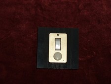 Interrupteur simple allumage complet anthracite & Doré Railux Amboise Legrand