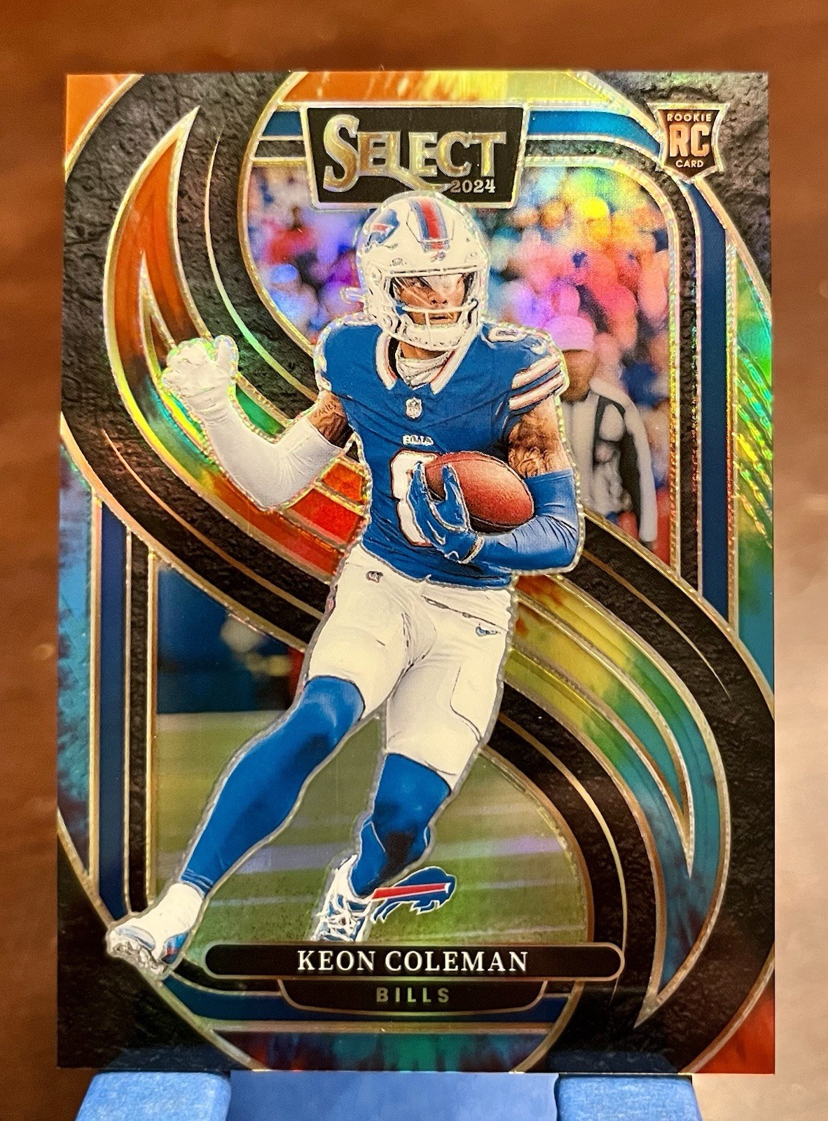 2024 PANINI SELECT #153 KEON COLEMAN RC PREMIER LEVEL TIE DYE PRIZM /25!🔥