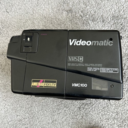 Amstrad Fidelity Videomatic Vmc100 for parts unable to test as no battery