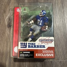 Tiki Barber McFarlane NFL National Exclusive Giants Action Figure Rare