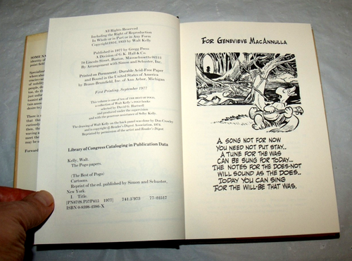 Pogo Comics Hardcover Book Lot of 3 all 1977 First Printings Potluck A La Sundae - Picture 5 of 5