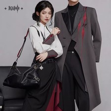 miHoYo Genshin Impact Arlecchino Shoulder Crossbody Bag Zipper Cosplay Handbag