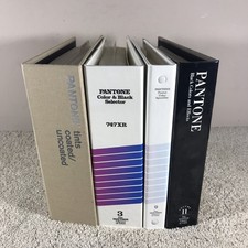 PANTONE 3-Ring Binder Mixed Lot: Tints Coated/Uncoated, Black Colors, Pastel 
