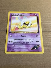 Pokémon TCG Sabrina's Abra Gym Challenge 1st Edition Common 93/132 Near Mint NM