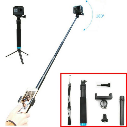 Aluminum Selfie Stick Holder Tripod Phone Strap For GoPro Hero 7 6 5 4 Camera G - Picture 8 of 15