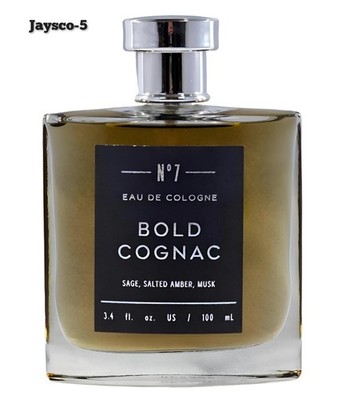 Tru Fragrance Bold Cognac N#7 Eau de Cologne Sage Amber 3.4oz/100ml New
