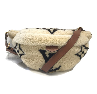 LOUIS VUITTON Monogram Teddy Bum Bag M55425 Shoulder Bag Body Bag LV Auth Used