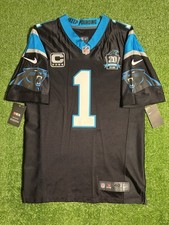 Authentic Cam Newton Carolina Panthers 20th Anniv Nike Elite Jersey Mens Size:40
