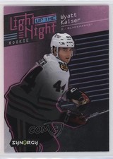 2023 Upper Deck Synergy Light Up The Night Rookies Pink /699 Wyatt Kaiser 10no