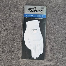 Titleist Perma-Soft Men s Right Hand Golf Glove, Size Mens Large, White