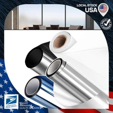 Waterproof One Way Mirror Window Film Privacy Heat UV Reflective Control Tint