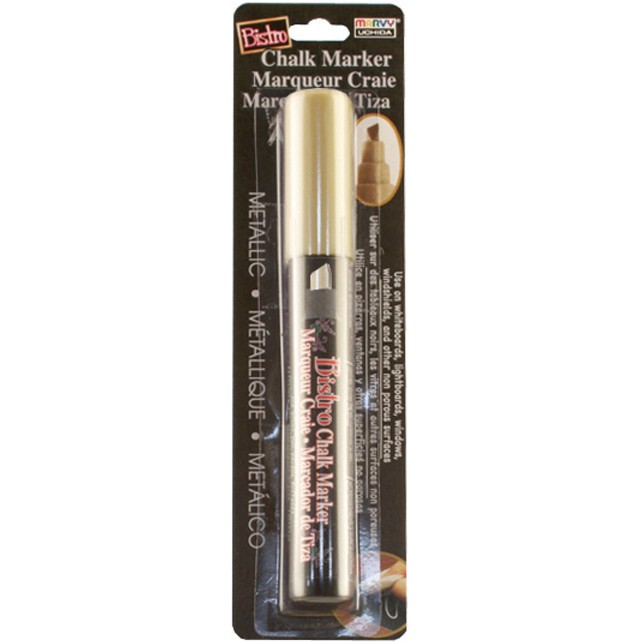Uchida Bistro Chalk Marker Chisel Tip-Gold