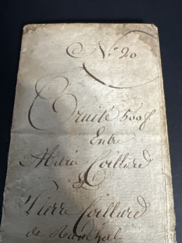 1799 French Revolutionary Document Vendemiaire Year 8 Manuscript Notary France