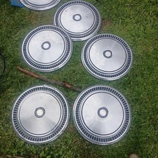 Vintage Set Of 5 198089 Dodgechryslerplymouth 15 Hubcaps