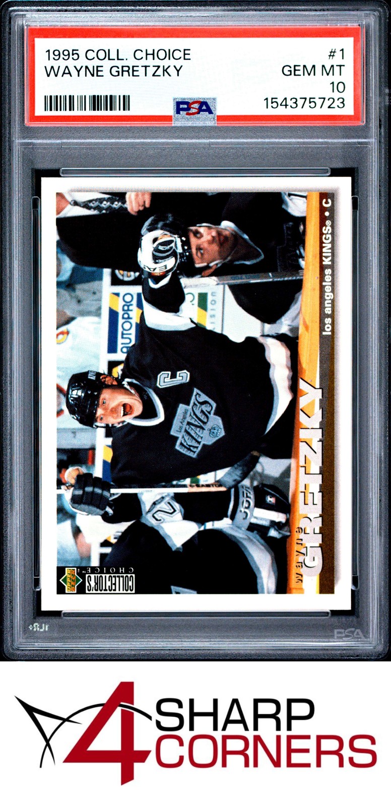 1995 COLLECTOR'S CHOICE #1 WAYNE GRETZKY KINGS HOF PSA 10