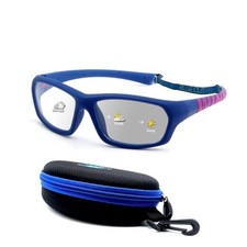 Kids Sports Protection Goggles   Blue/Pink Photochromic- Kids Size