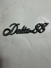 1977-1985 Oldsmobile Delta 88 Chrome Fender Emblem Nameplate B9 1977-1985 Oldsmobile Delta 88 Chrome Fender Emblem Nameplate B9