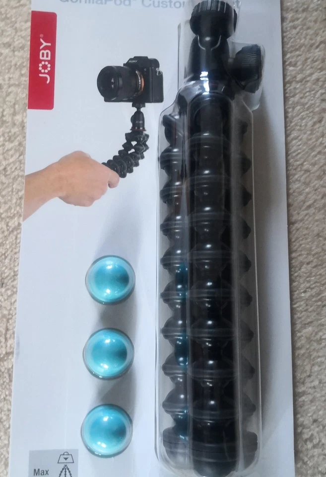Brand New JOBY GorillaPod 1K Custom Tripod with Ball Head Kit  - Image 2 of 4