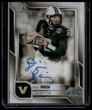 DIEGO PAVIA 2025 Bowman U Chrome 1st Prospect Auto White Refractor #2/15 #Match