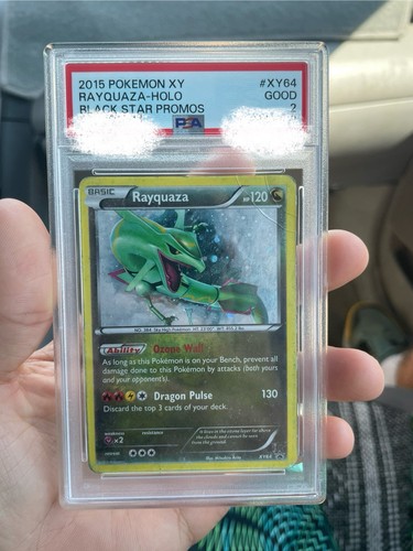 Rayquaza graded PSA 2 for sale on eBay