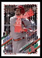 2021 Topps Walmart Holiday Photo Variations #HW106 Dylan Carlson scarf RC Card