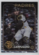 2024 Topps Series 1 Silver Crackle Foil Luis Campusano #217 b4d