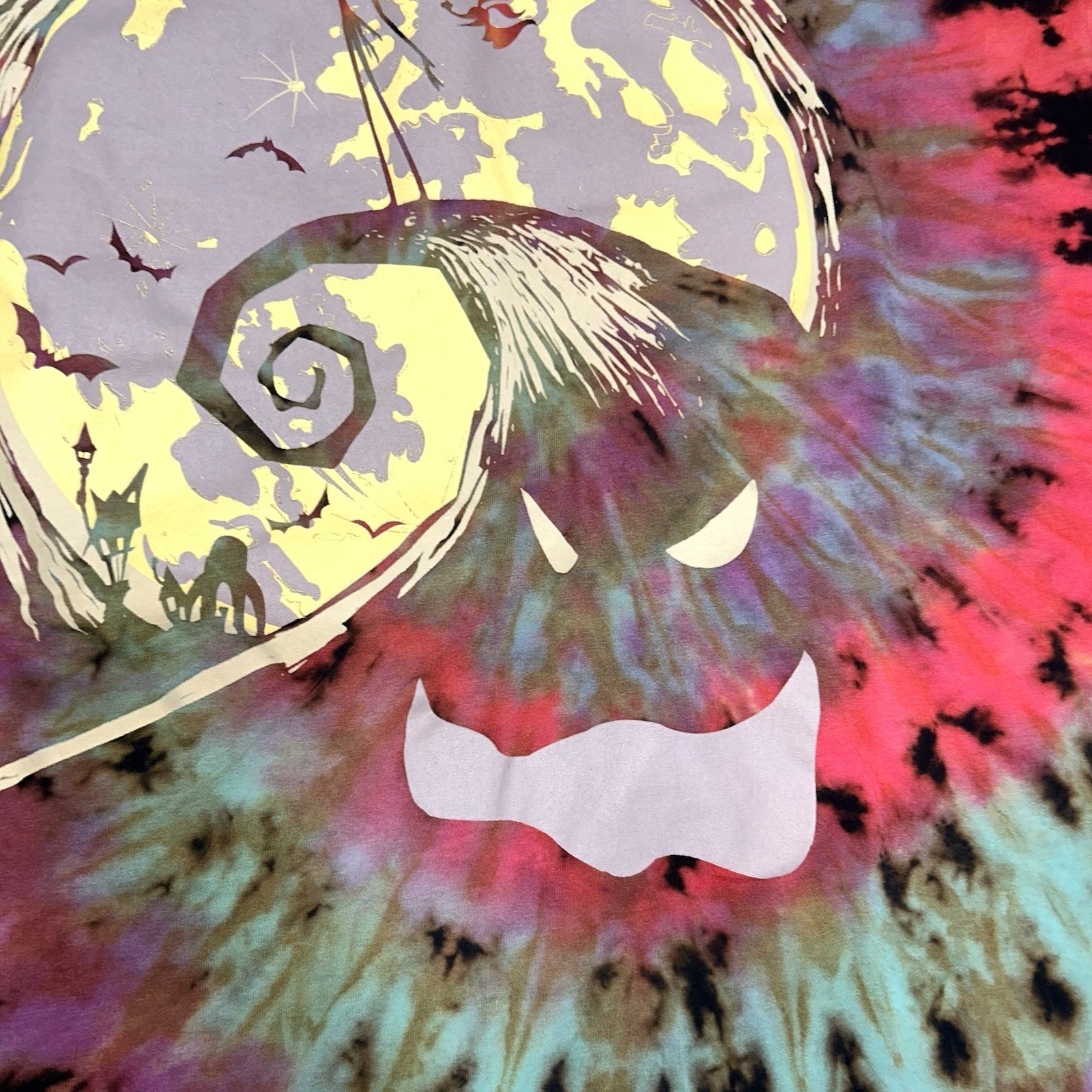 NIGHTMARE BEFORE CHRISTMAS CUSTOM REVERSE TIE DYE… - image 7