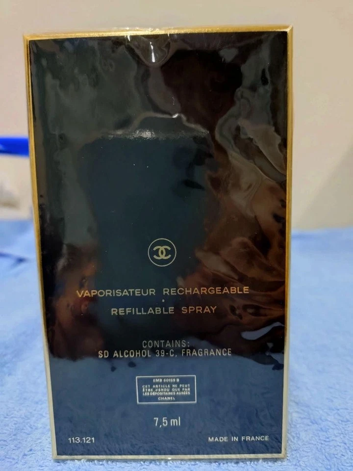 Perfume vintage Chanel Paris COCO 7,5 ml 0,25 fl oz sellado recargable spray con CAJA Foto 4 de 4
