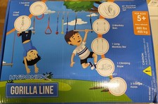 Gorilla Line Climbing Rope Swing Set Outdoor Backyard Playground