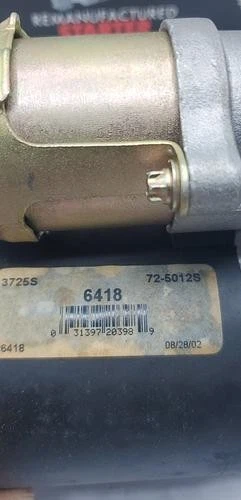 Starter Motor-Starter BBB Industries 6418 Reman in USA - Image 3 of 4