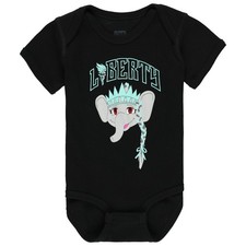 Newborn Outerstuff Black New York Liberty Ellie Bodysuit