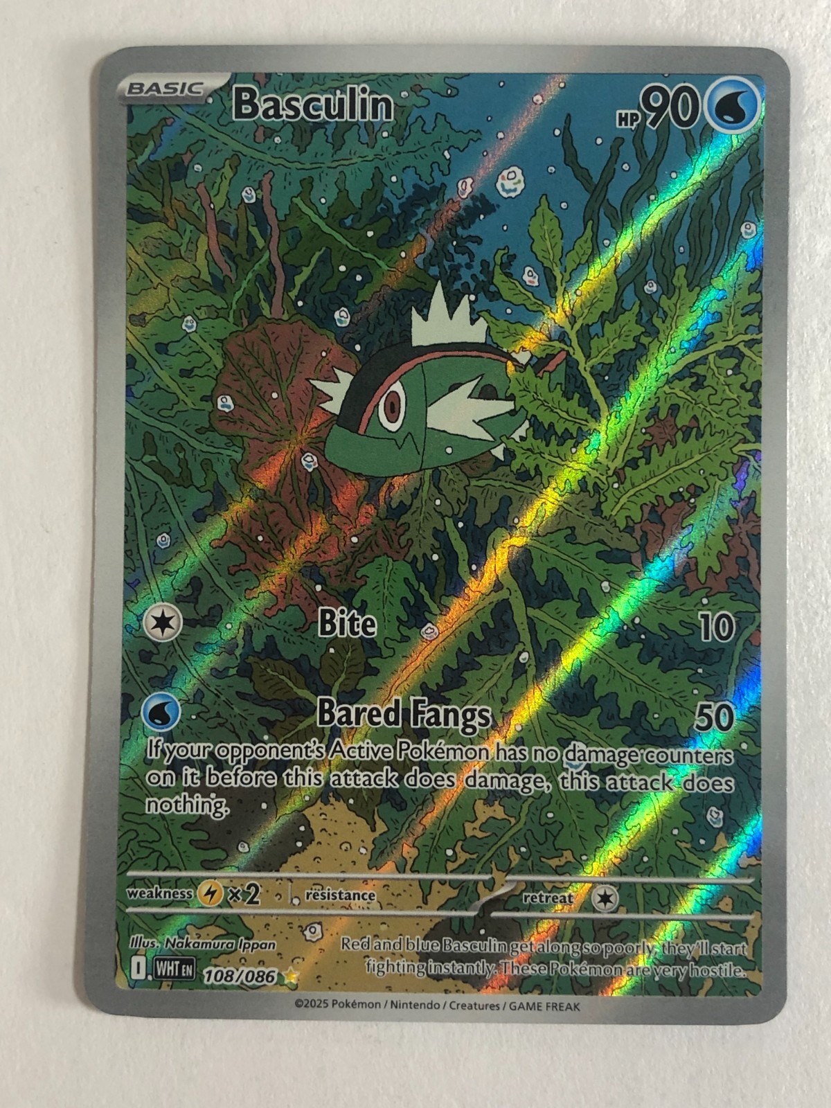 Pokemon TCG White Flare Basculin 108/086 Near Mint