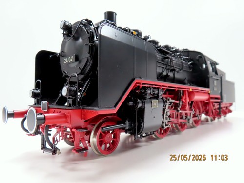 (1RM04) BMB / KISS B-2410-NEM escala 1 locomotora de vapor BR 24 041 de la DB, EMBALAJE ORIGINAL, COMO NUEVO | Zustand: Gebraucht