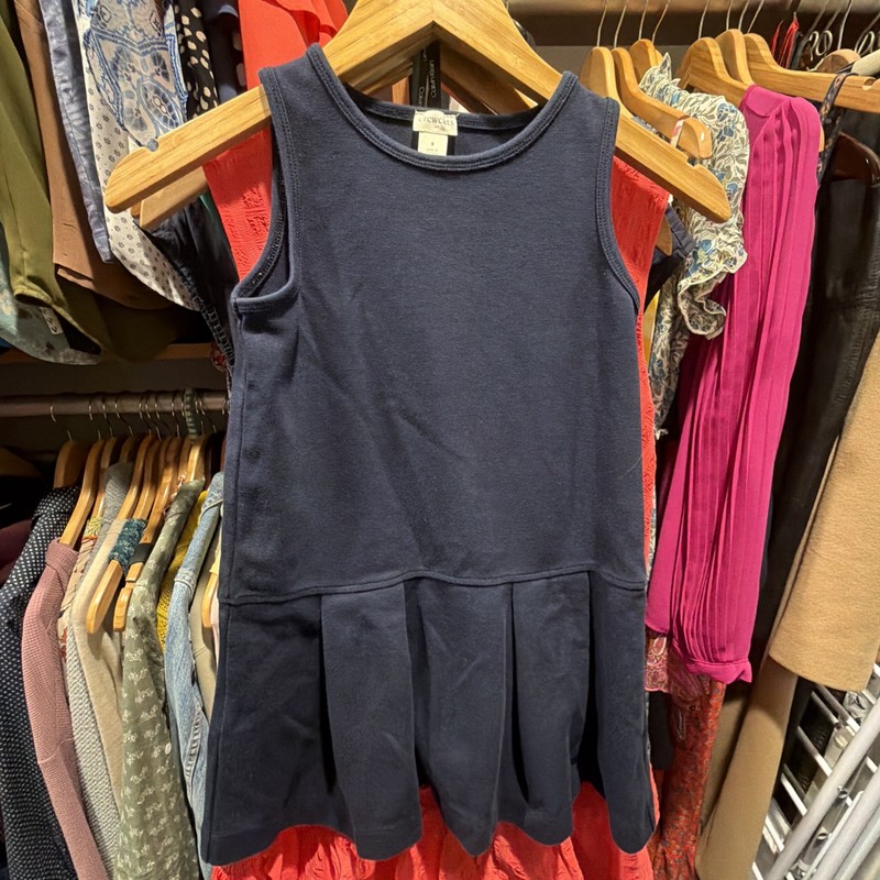 Jcrew Girls Size 8 Navy Dress
