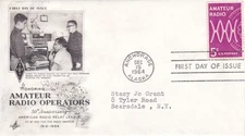 STAMP US SCOTT 1260 "Amateur Radio Operators" 5 CENT 1964 FDC - B