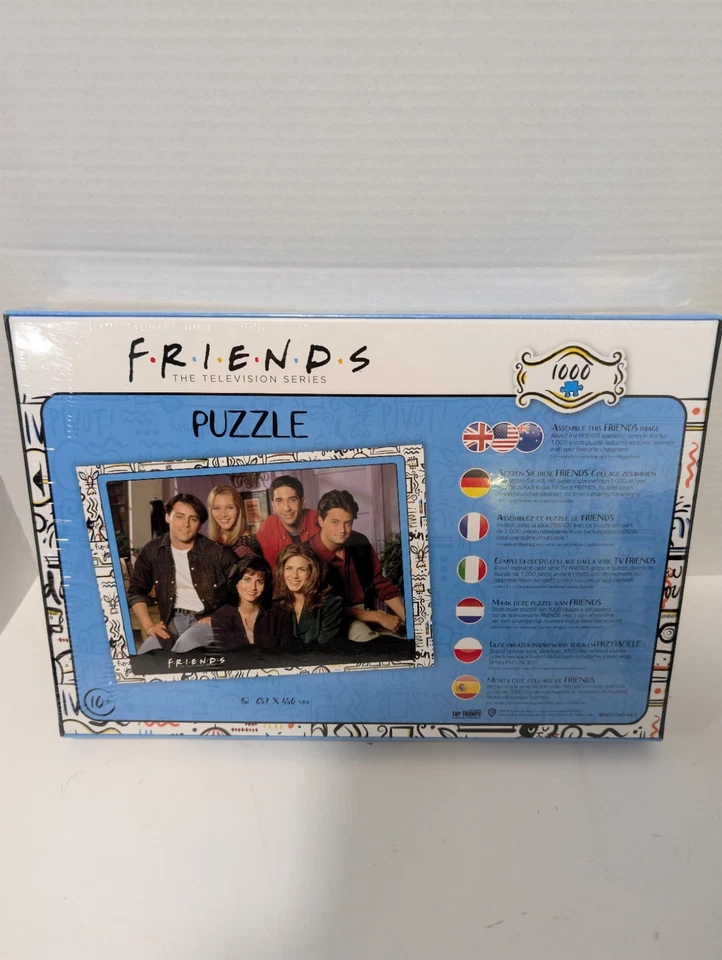 Friends The TV Series Cast Photo 1000 Piece Jigsaw Brand New Sealed - Image 2 of 2