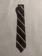 Brooks Brothers Makers And Merchants Repp Tie Color: Navy, Red, Yellow 100 Silk