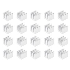 Electronics Cooler Heatsink for MOS GPU IC Chip Silver 8.5 x 8.5 x 8 mm 20pcs