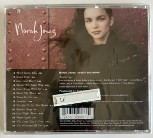 Norah Jones Come Away With Me 2002 Blue Note CD Sealed - Bild 2 von 2